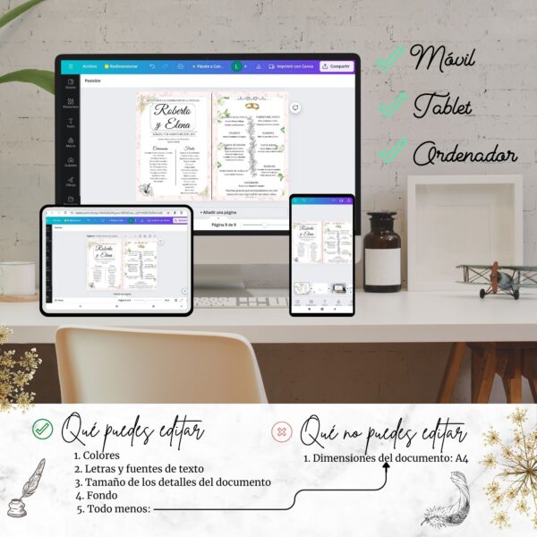 Edición multi-dispositivo Canva Programa Completo Opción 3 - Triunfonline