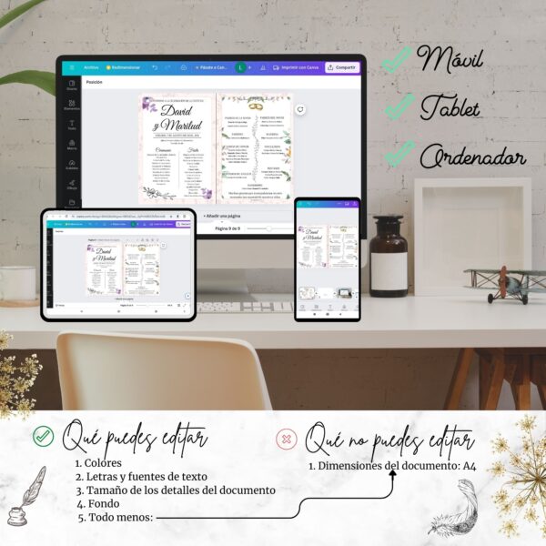 Edición multi-dispositivo Canva Programa Completo Opción 4 - Triunfonline