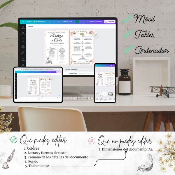 Edición multi-dispositivo Canva Programa Completo Opción 5 - Triunfonline