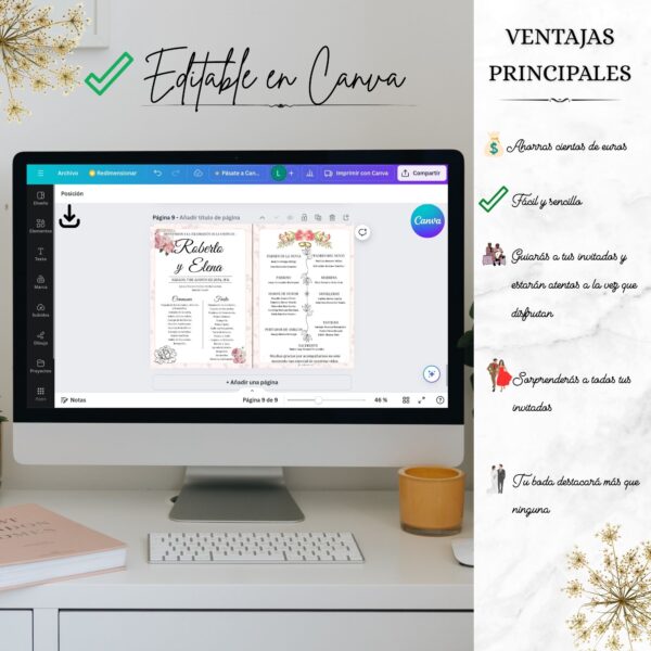Programa Completo Opción 7 editable en Canva - Triunfonline