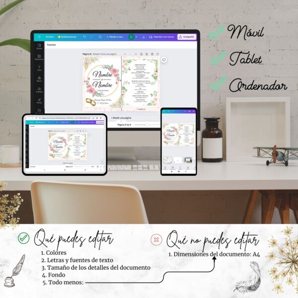 Programa Musical Clásico Opción 3 editable en Canva en múltiples dispositivos - Triunfo Online