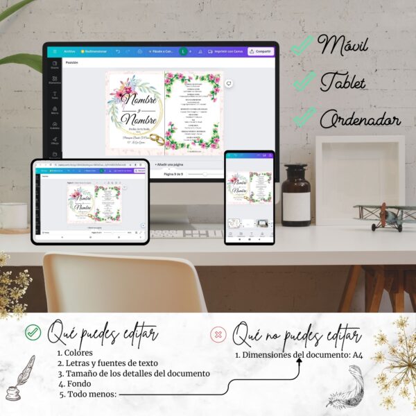 Edición en múltiples dispositivos Canva Programa Musical Opción 6 - Triunfonline